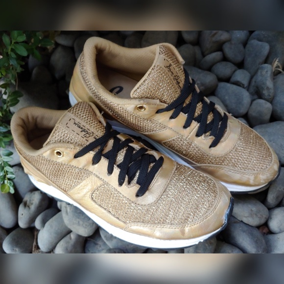 sam edelman gold sneakers